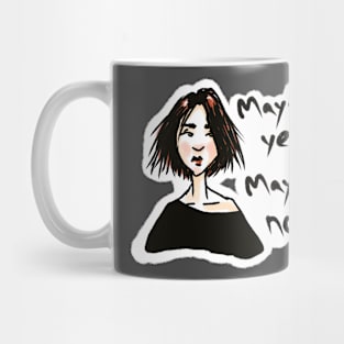 girl in doubt Mug